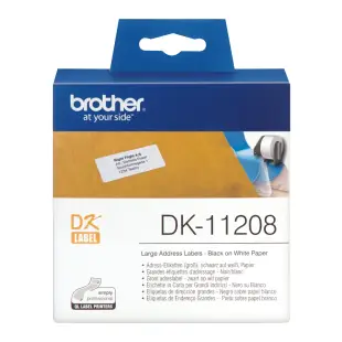 Etykiety Brother DK-11208 DK11208 do serii QL