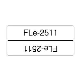 Cięte etykiety FLe-2511 do znakowania kabli i połączeń światłowodowych