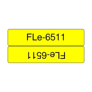 Cięte etykiety FLe-6511 do znakowania kabli i połączeń światłowodowych
