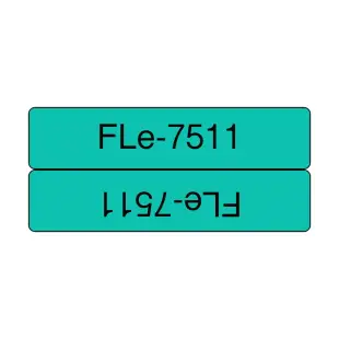 Cięte etykiety FLe-7511 do znakowania kabli i połączeń światłowodowych
