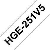 Taśma Brother HGe-251V5 HGe251V5 wysokiej jakości, 5 taśm 24mm