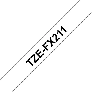 Taśma elastyczna Brother TZe-FX211 TZeFX211 do serii P-Touch 6mm