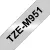 Taśma Brother TZe-M951 TZeM951 metaliczna, czarny na srebrnym tle, 24mm