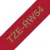 Taśma wstążkowa Brother TZe-RW54 TZeRW54 złoty na czerwonym tle, 24mm