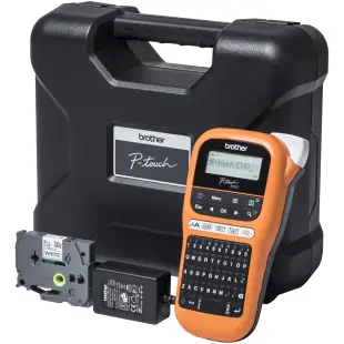 PT-E110VP - Profesjonalna ręczna drukarka etykiet P-Touch z szerokością taśmy TZe do 12mm