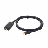 Kabel GEMBIRD CC-mDP-HDMI-6 (Mini DisplayPort M - HDMI M; 1,8m; kolor czarny)-1002961