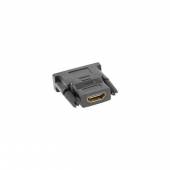 Adapter Lanberg AD-0010-BK (HDMI F - DVI-D (24 1) M; kolor czarny)-1339869