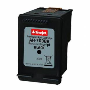 Tusz Activejet AH-703BR (zamiennik HP 703 CD887AE; Premium; 20 ml; czarny)-1435052
