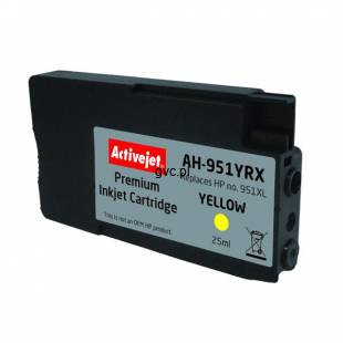 Tusz Activejet AH-951YRX (zamiennik HP 951XL CN048AE; Premium; 25 ml; żółty)-1434937