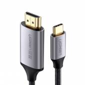 Kabel UGREEN 50570 (USB typu C M - HDMI M; 1,5m; kolor czarny)-1047438