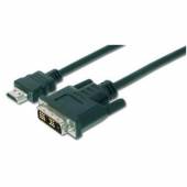 Kabel Assmann AK-330300-020-S (HDMI M - DVI-D M; 2m; kolor czarny)-904602