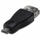Adapter Akyga AK-AD-08 (USB F - Micro USB M; kolor czarny)-886846