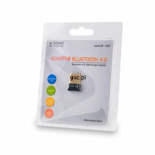 Adapter SAVIO BT-040 (USB 2.0 M - Bluetooth 4.0 M; kolor czarny)-2138345
