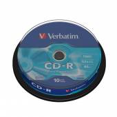 Płyta CD Verbatim 43437 (700MB; 52x; 10szt.; Cake)-922306