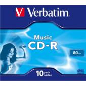 Płyta CD Verbatim 43365 (700MB; 4x; 10szt.; Jewel Case)-922312