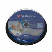 Płyta BDR Verbatim 43804 (25GB; 6x; 10szt.; Cake)-922296