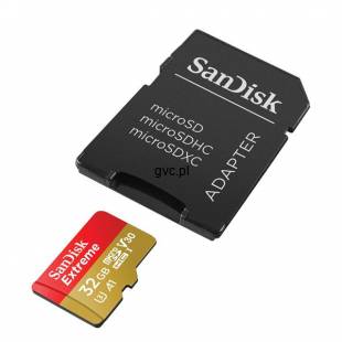 Karta pamięci SanDisk Extreme SDSQXAF-032G-GN6MA (32GB; Class U3; Adapter)-2179455