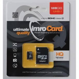 Zestaw kart pamięci IMRO 10/128G UHS-I ADP (128GB; Class U1; adapter)-1164297
