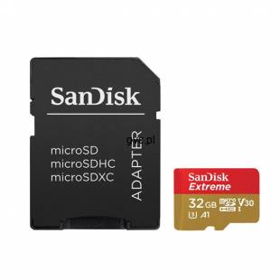 Karta pamięci SanDisk Extreme SDSQXAF-032G-GN6MA (32GB; Class U3; Adapter)-2179454