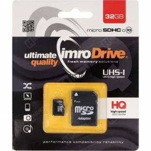 Zestaw kart pamięci IMRO 10/32G UHS-I ADP (32GB; Class U1; adapter)-1164308