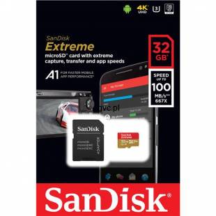 Karta pamięci SanDisk Extreme SDSQXAF-032G-GN6MA (32GB; Class U3; Adapter)-2179456