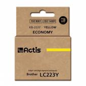 Tusz ACTIS KB-223Y (zamiennik Brother LC223Y; Standard; 10 ml; żółty)-900305