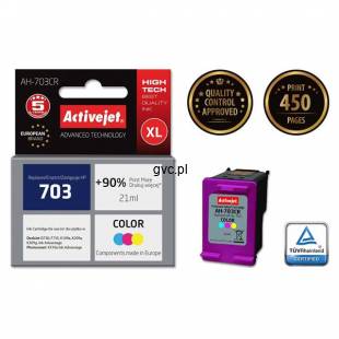 Tusz Activejet AH-703CR (zamiennik HP 703 CD888AE; Premium; 21 ml; kolor)-2198568