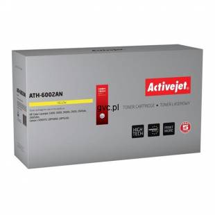Toner Activejet ATH-6002AN (zamiennik HP 124A Q6002A, Canon CRG-707Y; Premium; 2000 stron; żółty)-899655