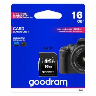 Karta pamięci GoodRam S1A0-0160R12 (16GB; Class 10, Class U1, V10; Karta pamięci)-2252998