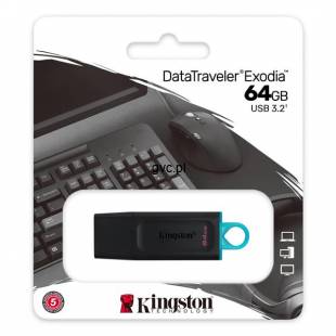 64GB USB3.2 Gen 1 DataTraveler Exodia (B+T)-2390393