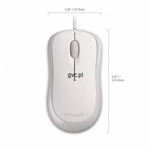 Mysz Microsoft Basic Optical Mouse, biała-2441346