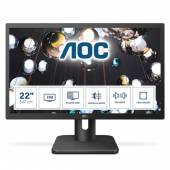 Monitor AOC 22E1D (21,5"; TN; FullHD 1920x1080; HDMI, VGA; kolor czarny)-1034263