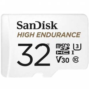 High Endurance microSDHC 32GB V30 z adapterem (rejestratory i monitoring)