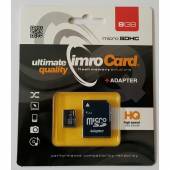 Zestaw kart IMRO 4/8G ADP (8GB; Class 4; + adapter)-1399769