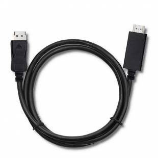 Kabel Qoltec 50441 (DisplayPort M - HDMI M; 2m; kolor czarny)-4105450