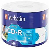 Płyta CD Verbatim 43794 (700MB; 52x; 50szt.; Spindle)-966258