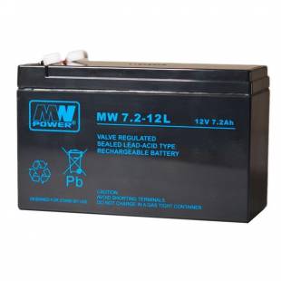 Akumulator MPL MW 7.2-12L (AGM 12V/7.2Ah, 151*65*100 (T2))