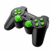Gamepad kontroler Esperanza TROOPER EGG107G (PC, PS3; kolor czarno-zielony)-1283271