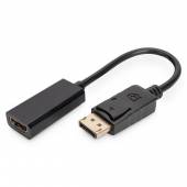Kabel Assmann AK-340400-001-S (DisplayPort M - HDMI M; 0,15m; kolor czarny)-904618