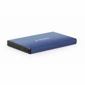 GEMBIRD OBUDOWA HDD/SSD USB 3.0 2.5" SATA, SZCZOTKOWANE ALUMINIUM, KOLOR GRANATOWY