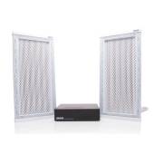WAVES SYSTEM GŁOŚNIKI KIERUNKOWE ZE WZMACNIACZEM ZESTAW STEREO: 2X HSS3000EW + WZMACNIACZ + UCHWYTY DO GŁOŚNIKÓW
