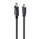 Kabel GEMBIRD CC-DP-HDMI-3M (HDMI M - DisplayPort M; 3m; kolor czarny)-904835