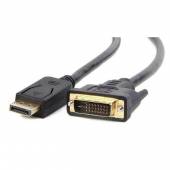 Kabel GEMBIRD CC-DPM-DVIM-1M (DisplayPort M - DVI-D M; 1m; kolor czarny)-904831