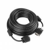 Kabel Lanberg CA-VGAC-10CC-0150-B (D-Sub (VGA) M - D-Sub (VGA) M; 15m; kolor czarny)-905868