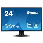 Monitor IIYAMA ProLite X2481HS-B1 (23,6"; VA; FullHD 1920x1080; HDMI, VGA; kolor czarny)-916597