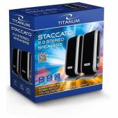 Głośniki TITANUM Stacatto TP102 (2.0; kolor czarny)-920381