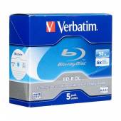 Płyta BDR Verbatim 43748 (50GB; 6x; 5szt.; Slim Case)-922294