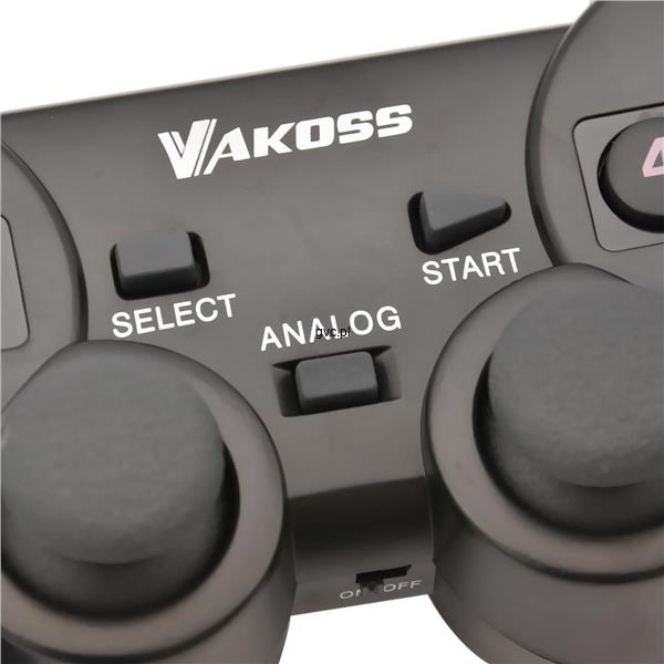 Supermarkt tack val Gamepad bezprzewodowy VAKOSS GP-3925BK (PC, PS3; kolor czarny)