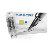 Kwalifikowany podpis elektroniczny EUROCERT karta SIM czytnik USB