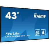 Monitor reklamowy ProLite LH4360UHS-B1AG 43” profesjonalny wyświetlacz Digital Signage Full HD